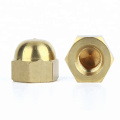 Wholesale m4 m5 m6 carbon steel brass dome cup nut din1587